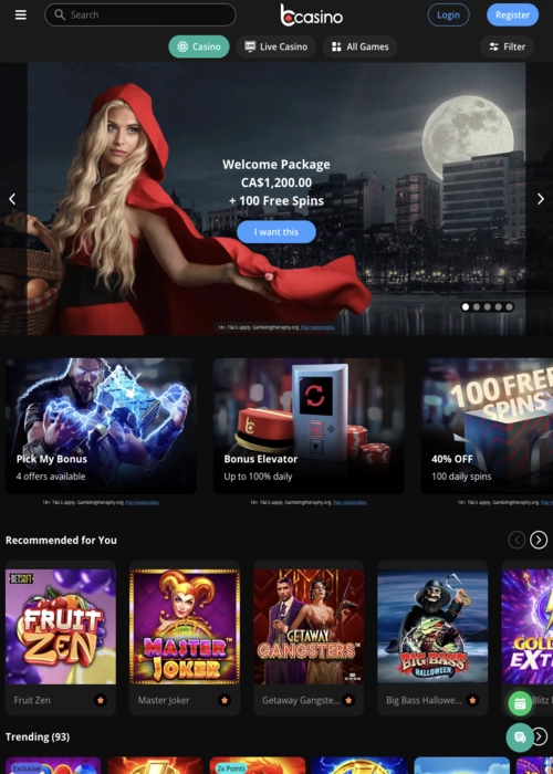 Main game collection portal BCasino